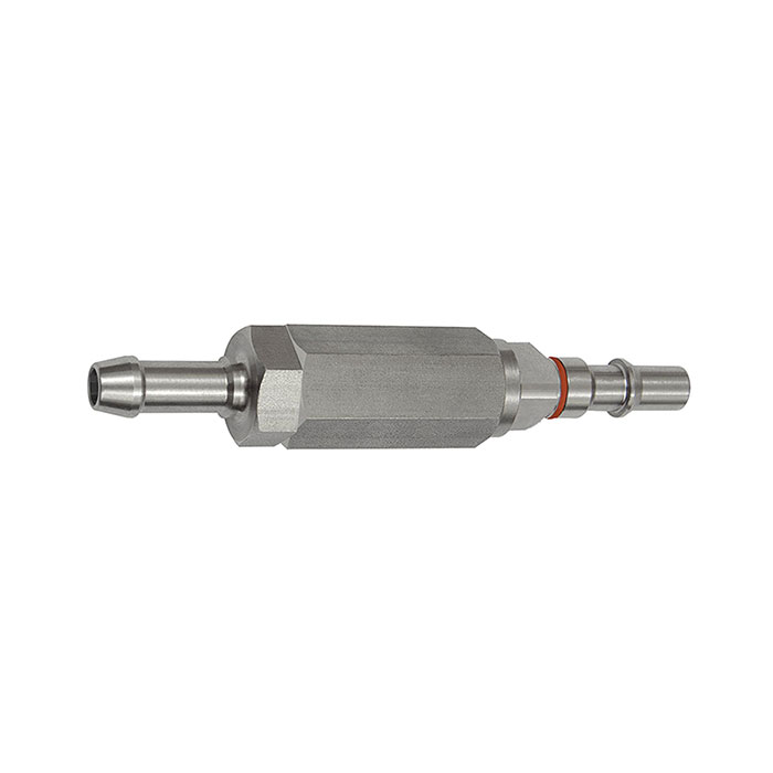 RIEGLER Captive plug-in connector I.D. 6, ISO 6150 C, Sleeve I.D. 8, red