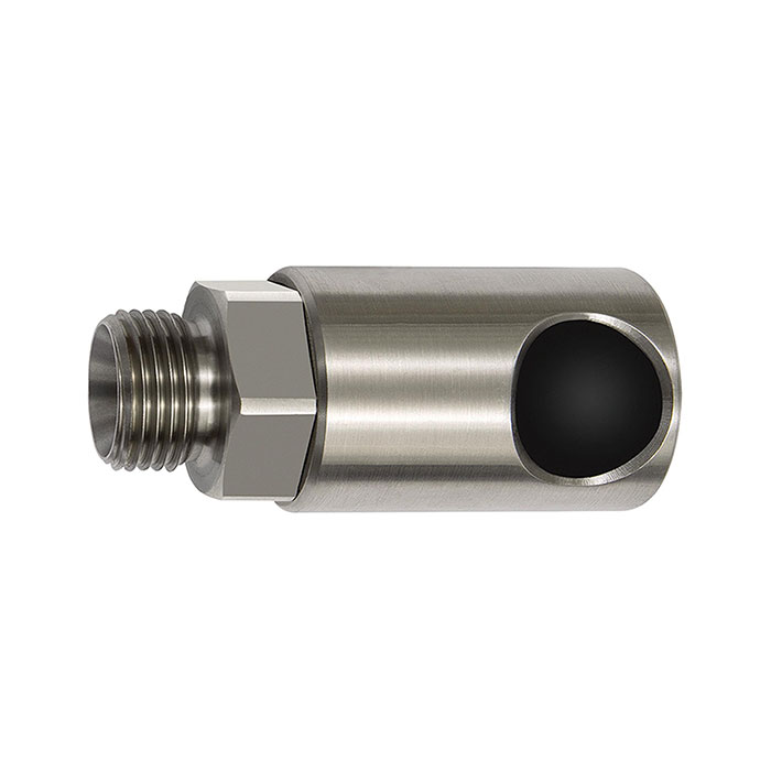 RIEGLER Pushbutton safety coupling I.D. 8, ISO 6150 C, G 1/4 ET