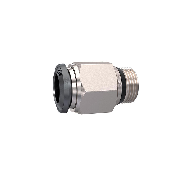 RIEGLER Straight push-in fitting »universal short« 1/4, hose8, taper seat
