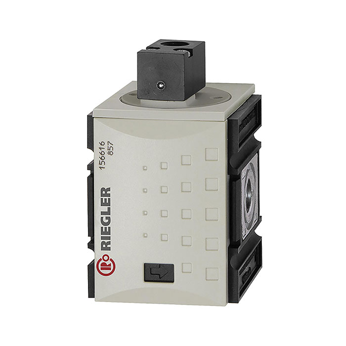 RIEGLER 3/2-way valve »FUTURA«, pneumatically actuated, Size 1, G 3/8