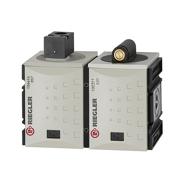 RIEGLER Filling unit »FUTURA«, pneumatically actuated, Size 1, G 1/4