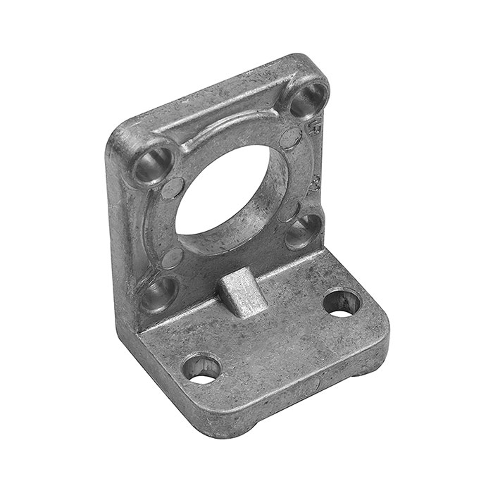 RIEGLER Angle flange, CETOP, Ø100, 1 piece with 4 screws