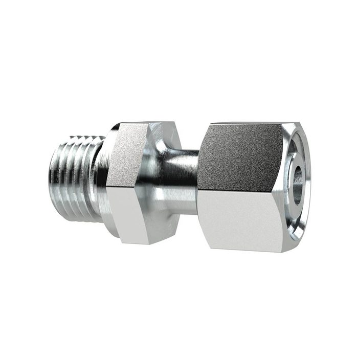 RIEGLER Einst.-Ger.-Einschraubvers., M22x1,5a., Rohr-AØ16mm, Stahl verz.
