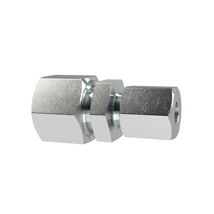 RIEGLER Straight reducer, Pipe exterior Ø 10/8, galvanised steel
