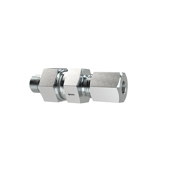 RIEGLER Rückschlagvent., G3/8a., Rohr-AØ 12mm, PN max. 400, Stahl verz.