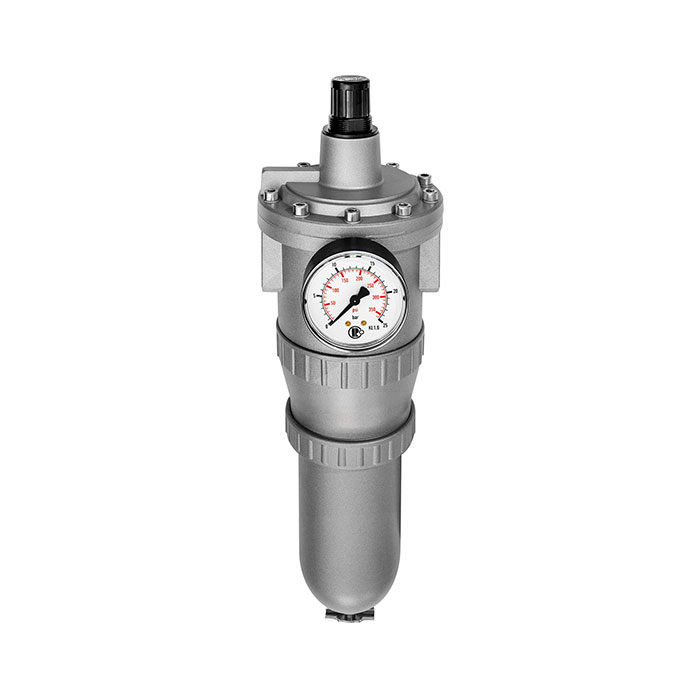 RIEGLER Filter regulator »Standard«, Metal container, 40 µm, Size 4, G 1