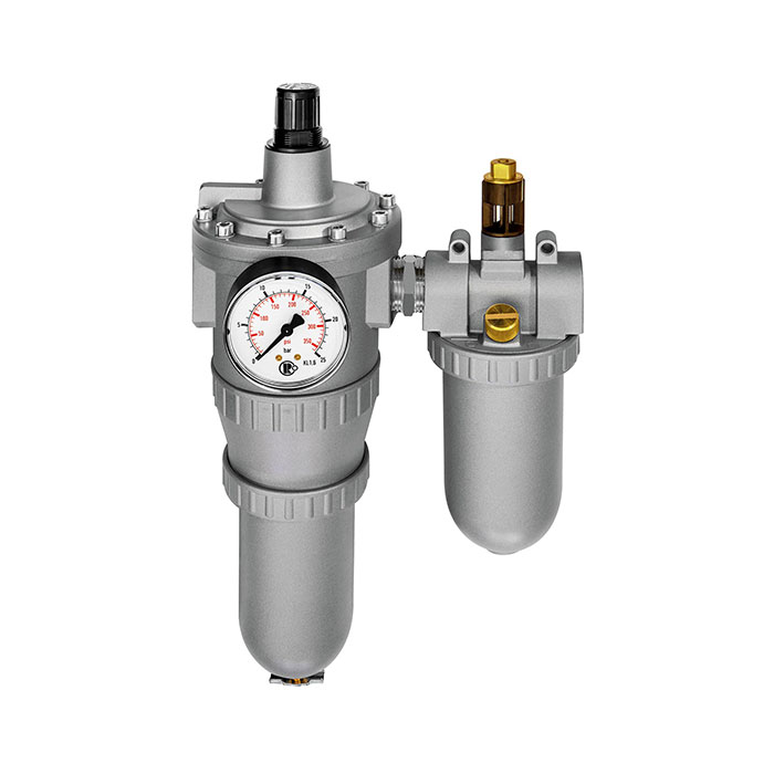 RIEGLER Service unit 2-part »Standard«, Metal container, Size 4, G 3/4