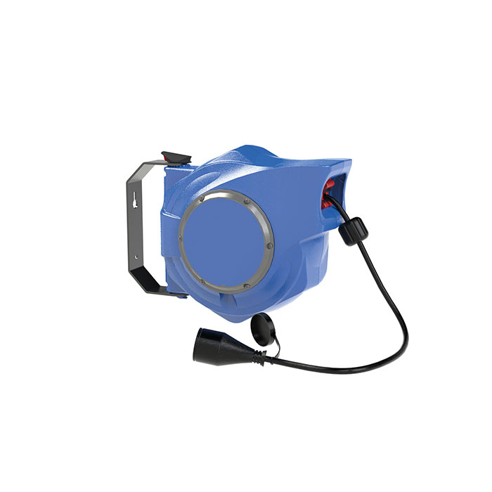 RIEGLER Electrical cable reeler, 3x1.5 mm², max. 240 V, max. 10 Amps, 17m