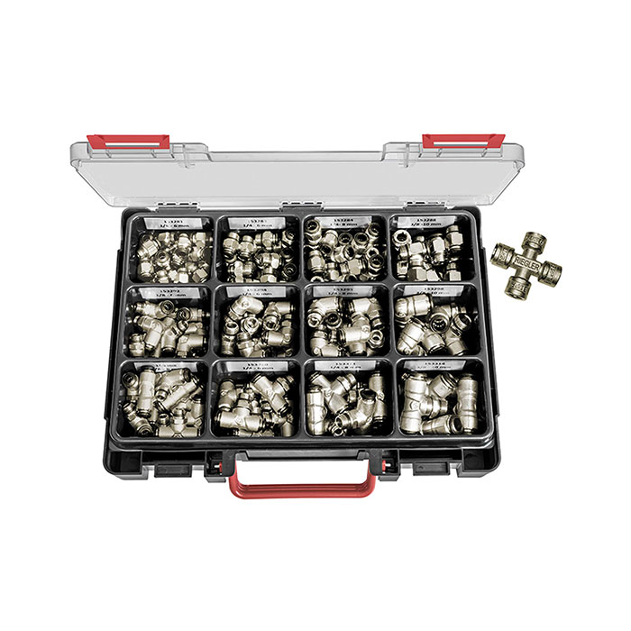 RIEGLER Assortment box plug connectors »universal short«