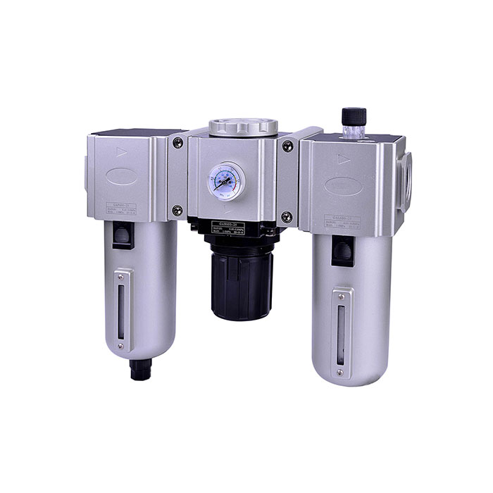 RIEGLER Service unit 3-part »GA«, Metal container, 5 µm, Size 600, G 3/4