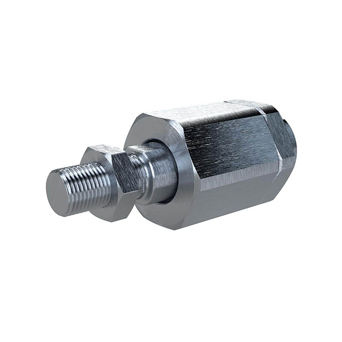 RIEGLER Self-aligning rod coupler, for piston rod thread M10x1.25