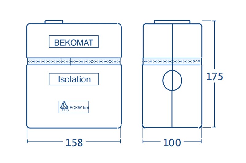 BEKO BEKOMAT 12 insulation shell