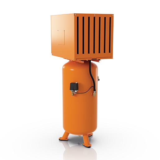 KAESER Reciprocating compressor EUROCOMP Model EPC 550-2-250 St with sound enclosure