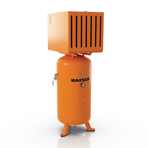 KAESER Reciprocating compressor EUROCOMP Model EPC 550-2-350 St with sound enclosure