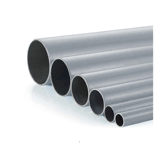 AIRpipe Aluminiumrohr grau, Länge: 5,80 m, DN80 (VPE 4 Stk. = 23,20 m)