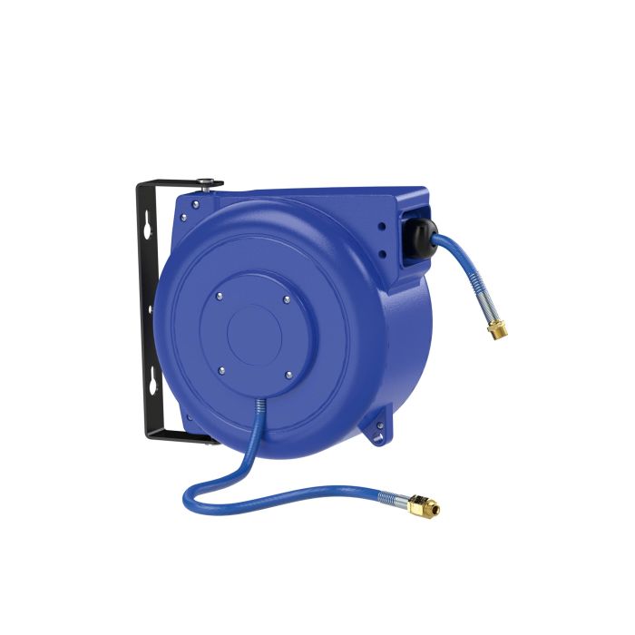 RIEGLER Hose reel, compressed air/water, PVC, ø 10x6.5, R 1/4, 15 m