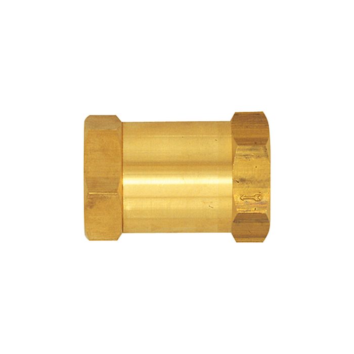 RIEGLER Non-return valve, straight through, MS, G 3/4 IG, 0,1 - 0,2 bar