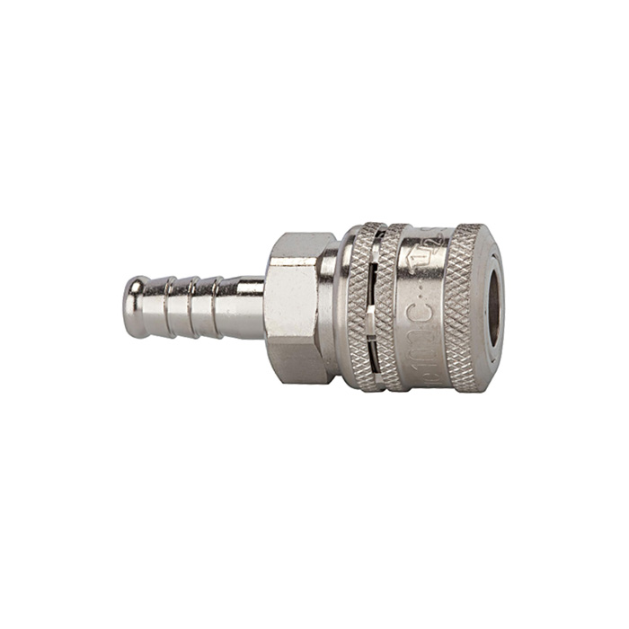 RIEGLER Safety coupling NW 7.8, type SEK, nickel-plated brass, spout LW 10