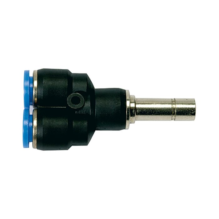 RIEGLER Y-Steckverbindung, Stecknippel »Blaue Serie«, Schl./Stecker-Ø 12