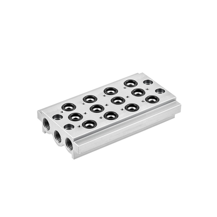 Multiple base plate 4-fold "BASIC", G 1/8