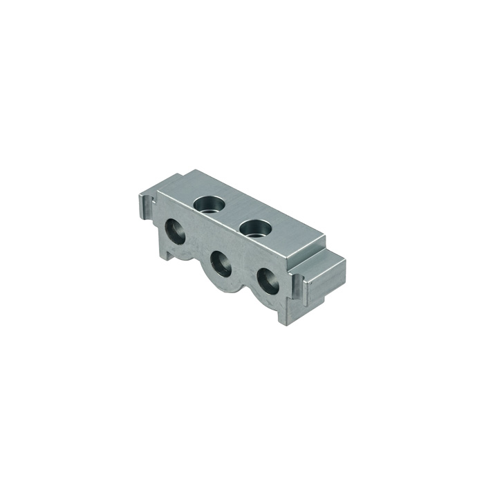 RIEGLER Outlet plate without seals, G 1/8, base plate system