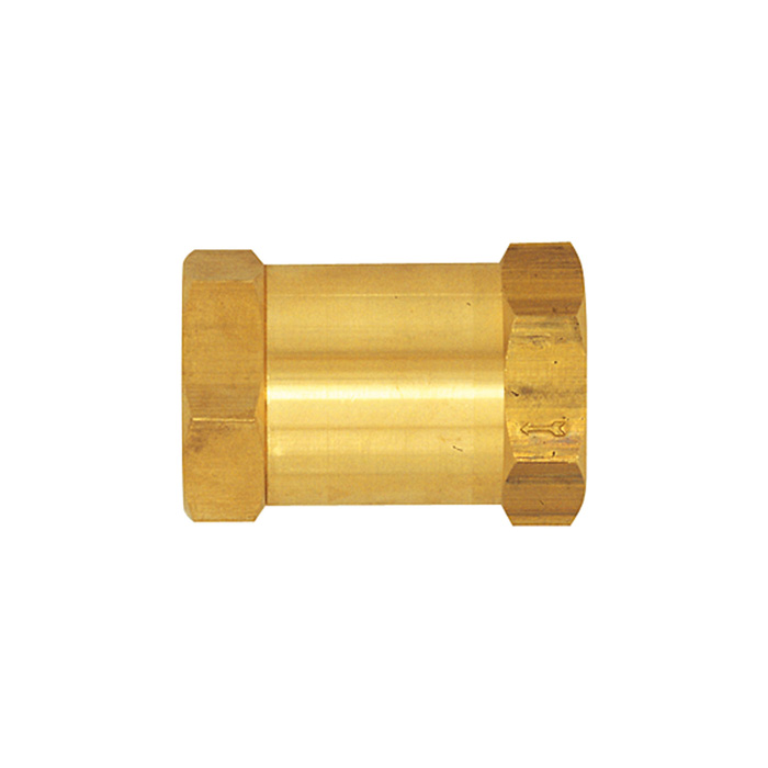 RIEGLER Rückschlagventil, Durchgangsform, MS, G 1 IG, 0,1 - 0,2 bar