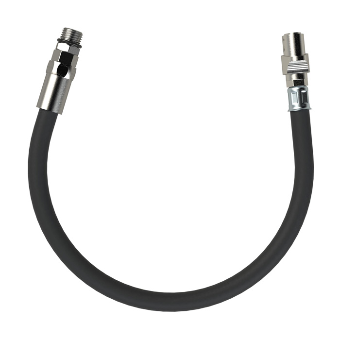 RIEGLER Hose QS, 50 cm, G 1/4, rotatable, hand riffle blade standard version.