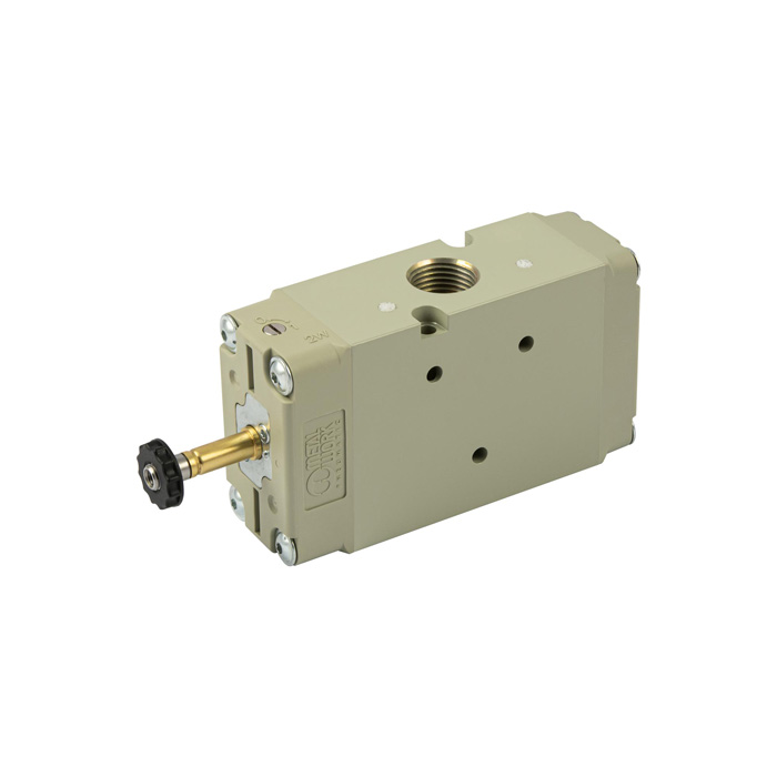 RIEGLER 3/2-way valve, electropneumatic, monostable, G 1/2, NC