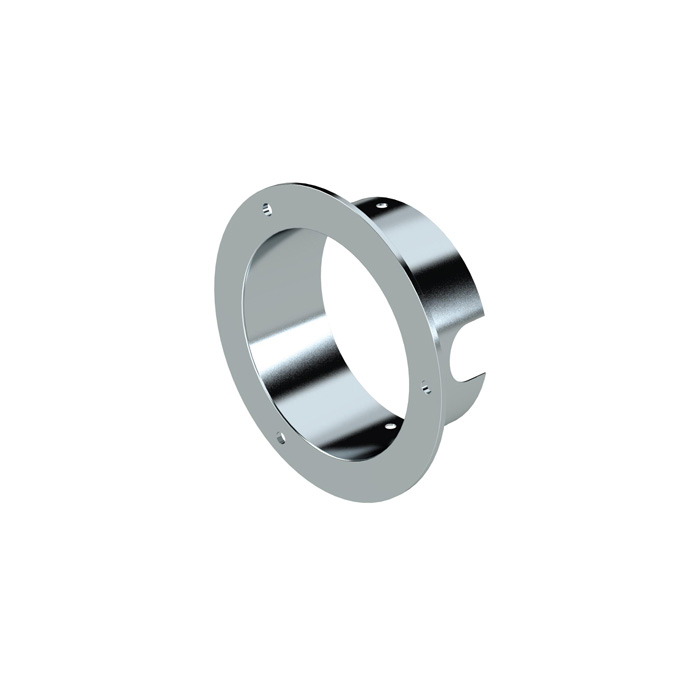RIEGLER Front ring, chrome-plated steel, for glycerine mano. Type 213.40 Ø 63 mm