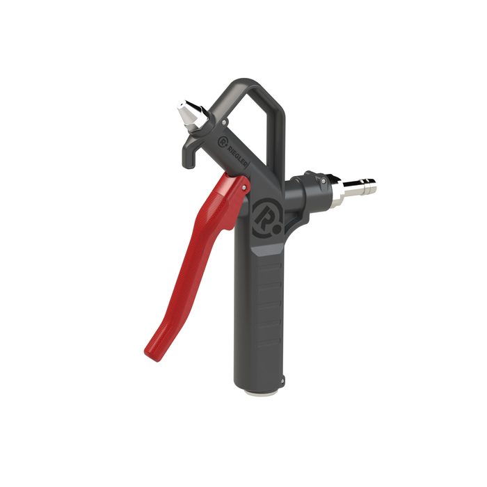 RIEGLER Blow gun, plastic, standard d., top connection, nozzle LW 13