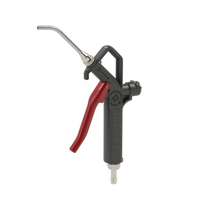 RIEGLER Blow gun, plastic, rod end, and connecting nozzle LW 6
