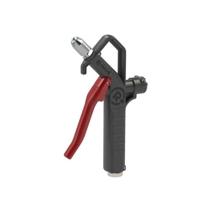 RIEGLER Blow gun, plastic, safety seal, and connectable, G 1/4 IG