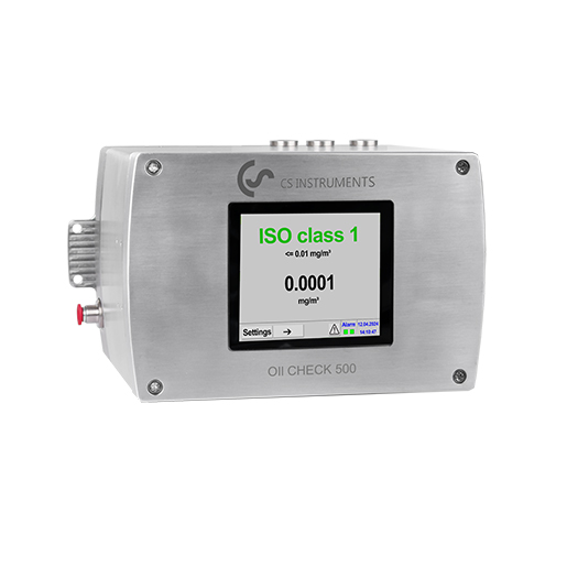CS INSTRUMENTS OIL CHECK 500 - Residual oil measurement of the vaporous oil content from 0.001...5 mg/m³, 3...9 bar