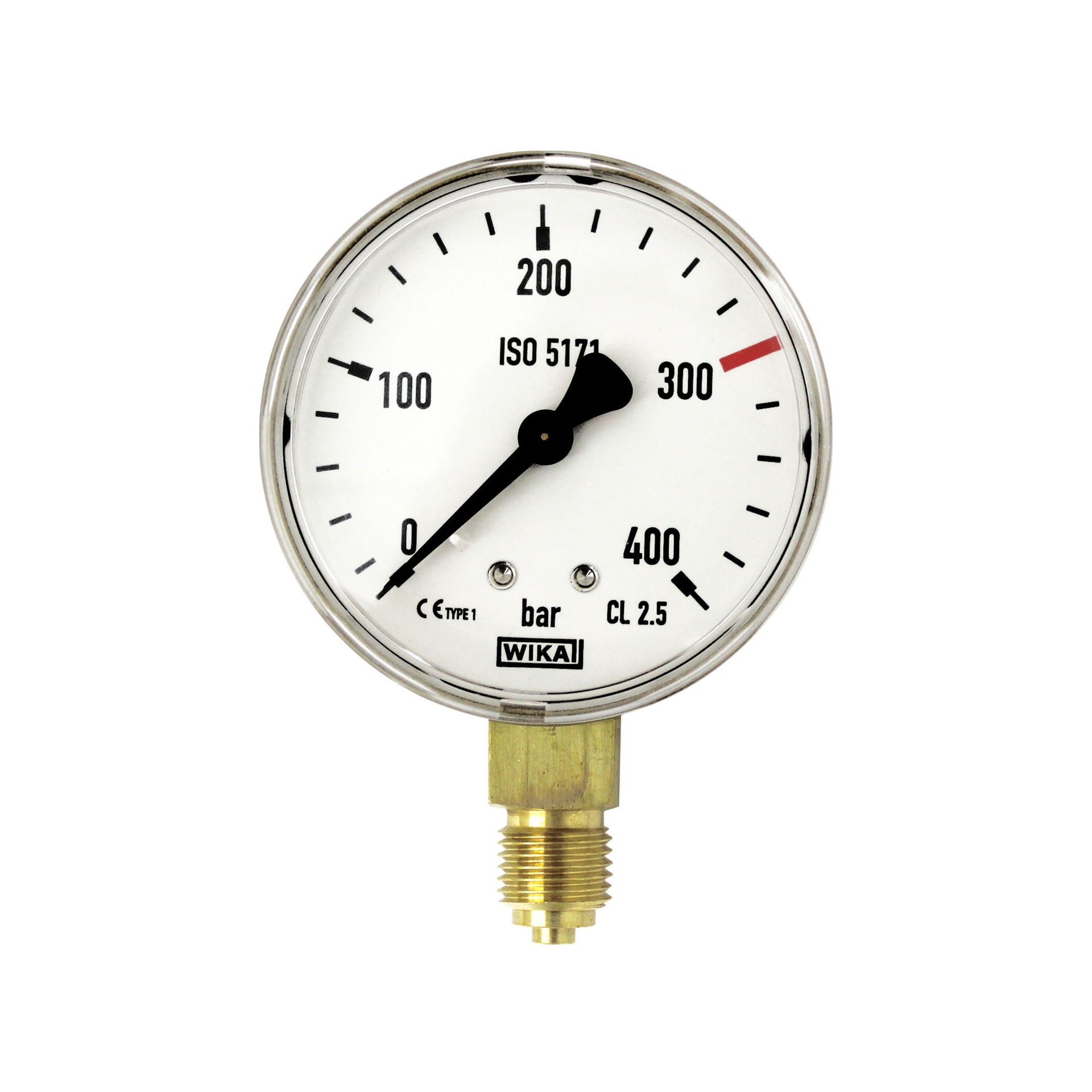 RIEGLER Contents mano. f. Cylinder pressure reducer, neutral, G1/4, 0-400 bar, Ø63
