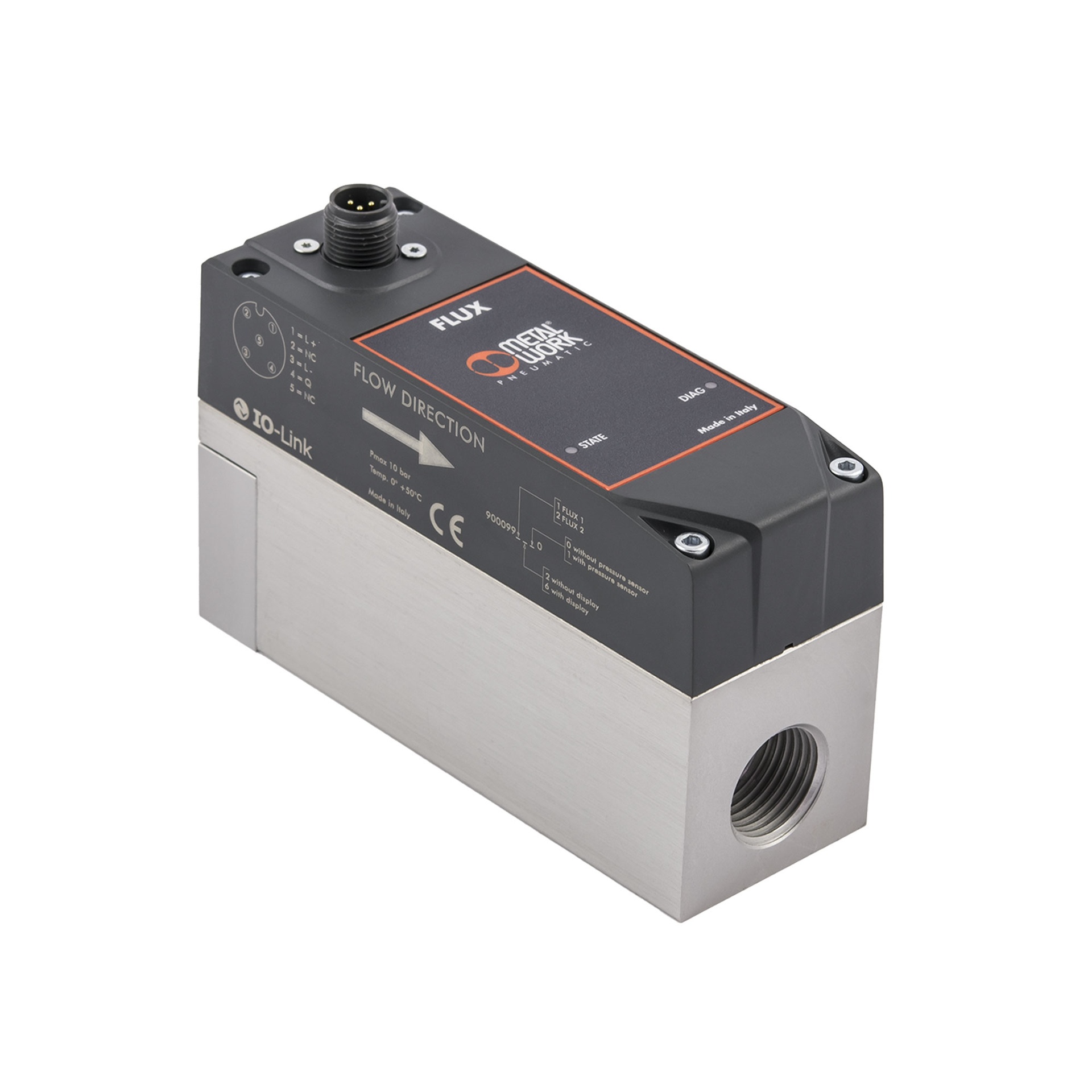 RIEGLER flow meter "FLUX", BG 1, IO-Link