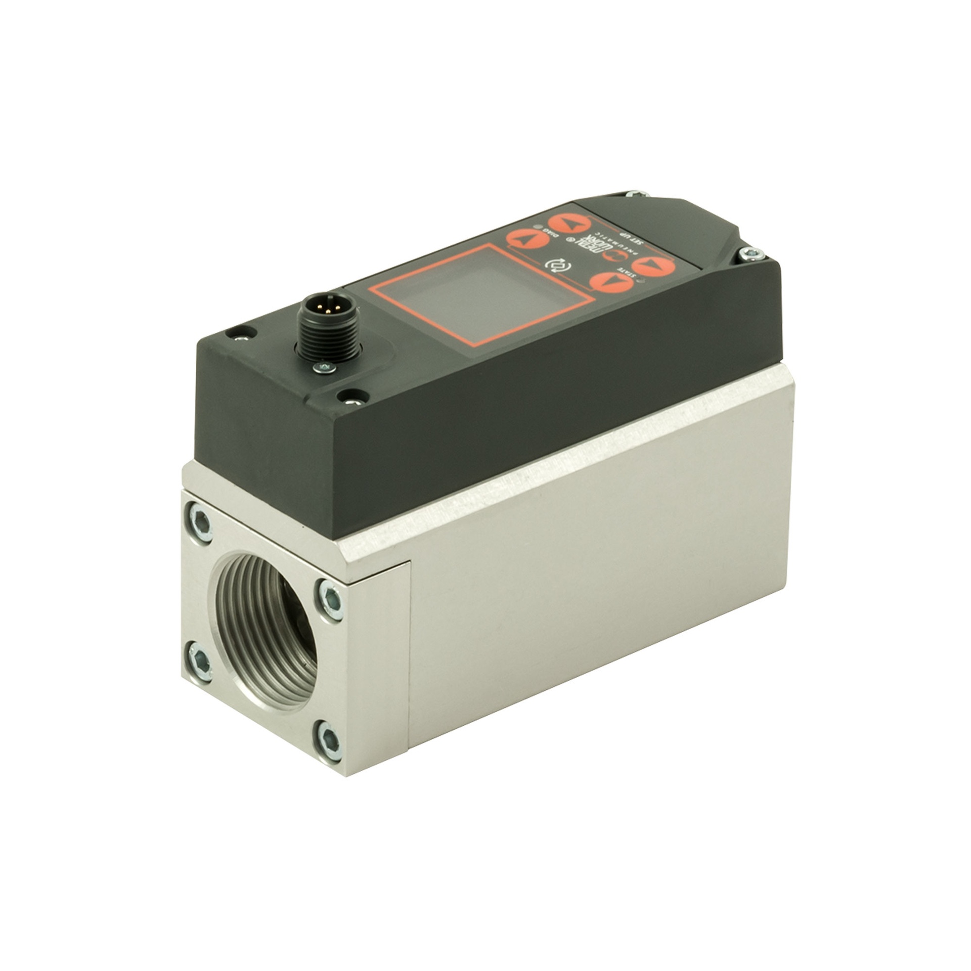 RIEGLER "FLUX" flow meter, BG 2, IO-Link/display/pressure sensor/WiFi