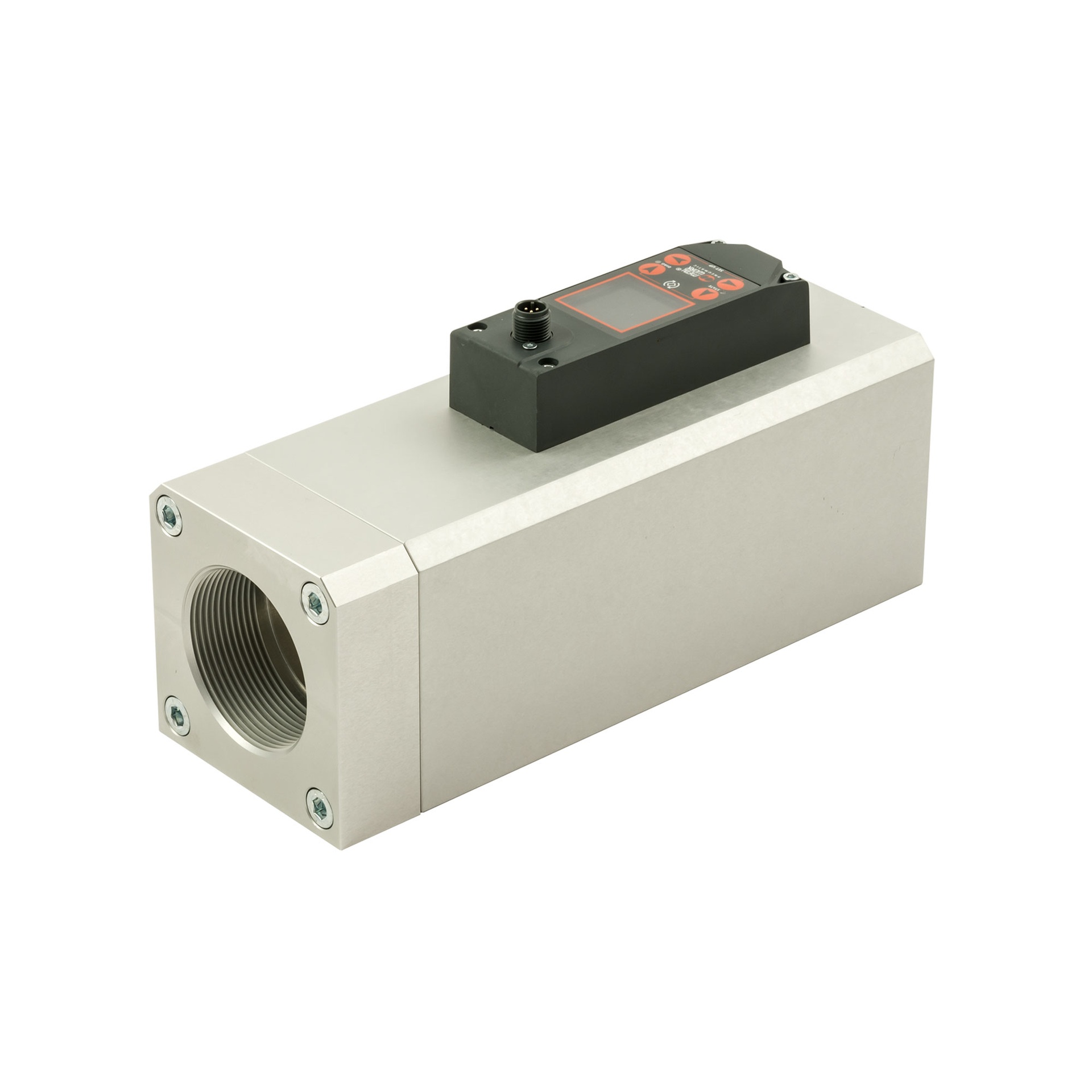 RIEGLER "FLUX" flow meter, BG 4, IO-Link/display/pressure sensor/WiFi