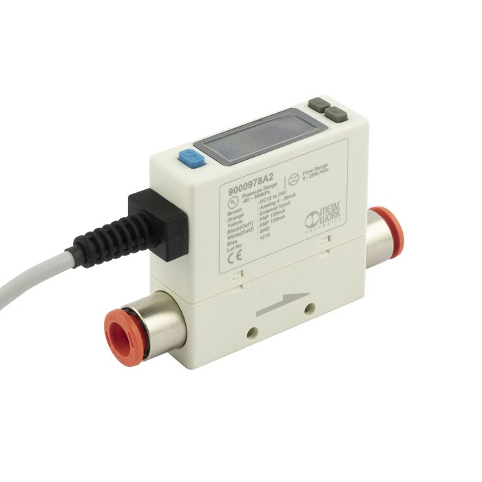 RIEGLER Durchflussmesser »FLUX 0«, 0 ? 200 Nl/min, Ø 8 mm, 4 ? 20 mA