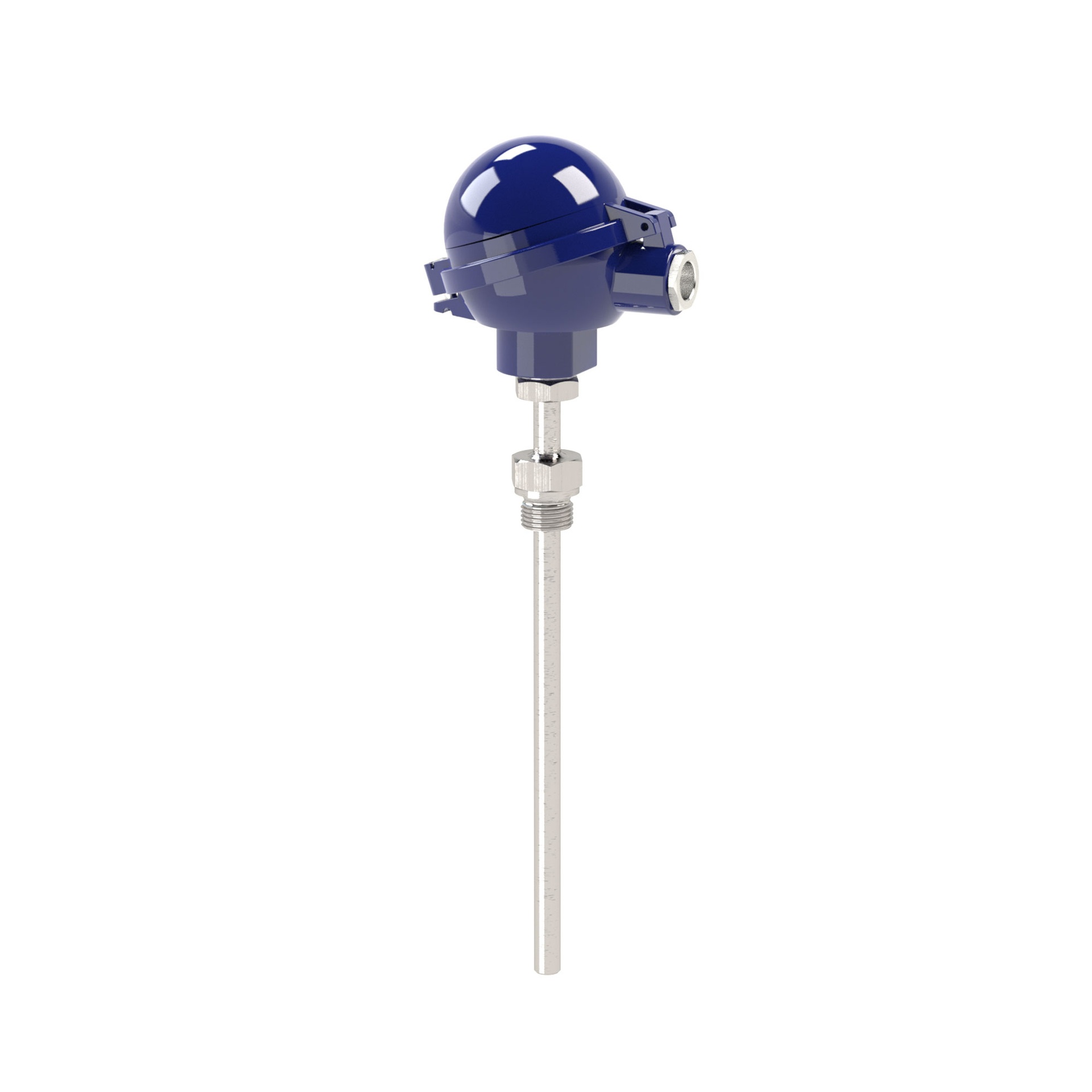 RIEGLER Widerstandsthermometer, TR10-C, 1xPt100, 4-Leiter, 4-20 mA, 160mm