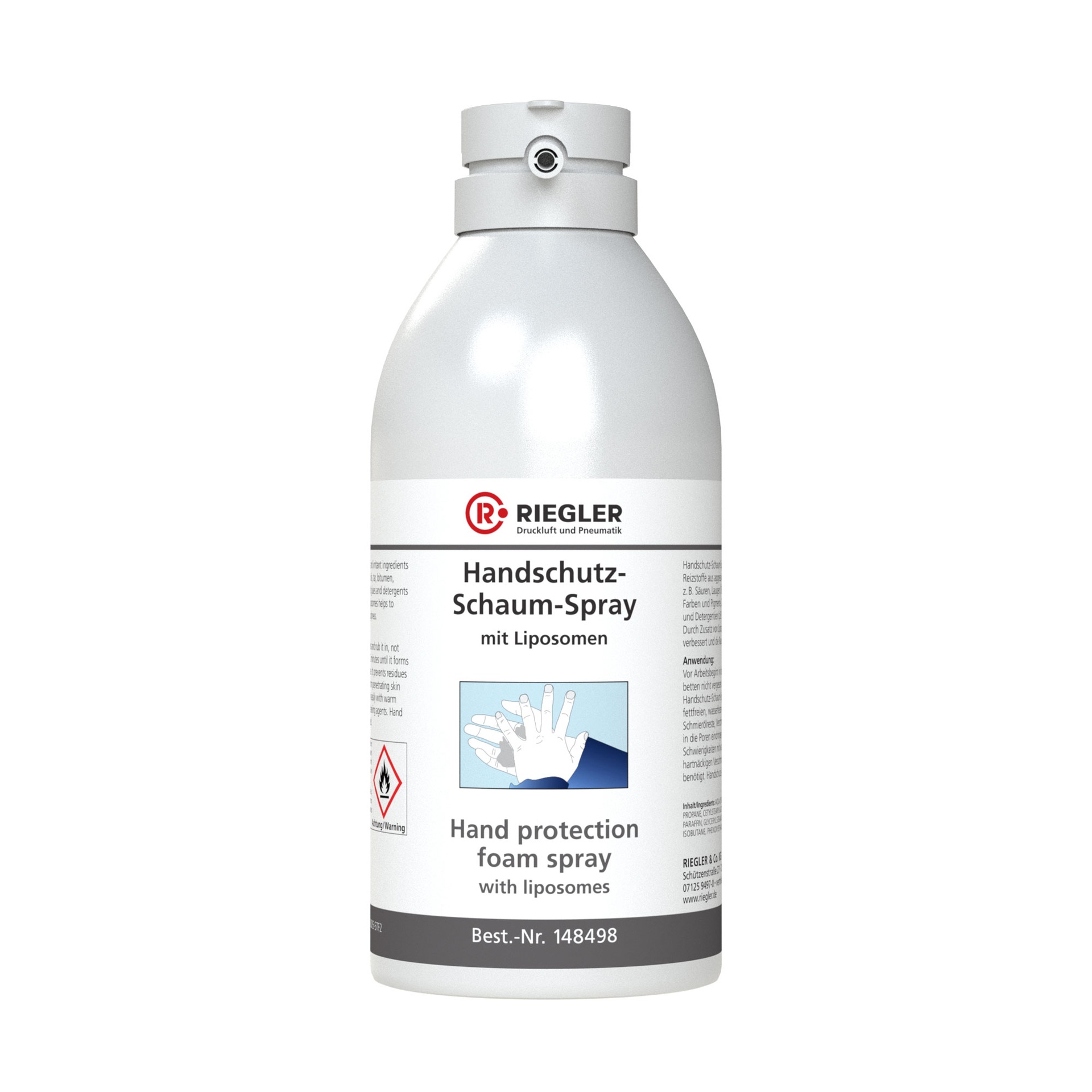 RIEGLER hand protection foam spray, 250 ml