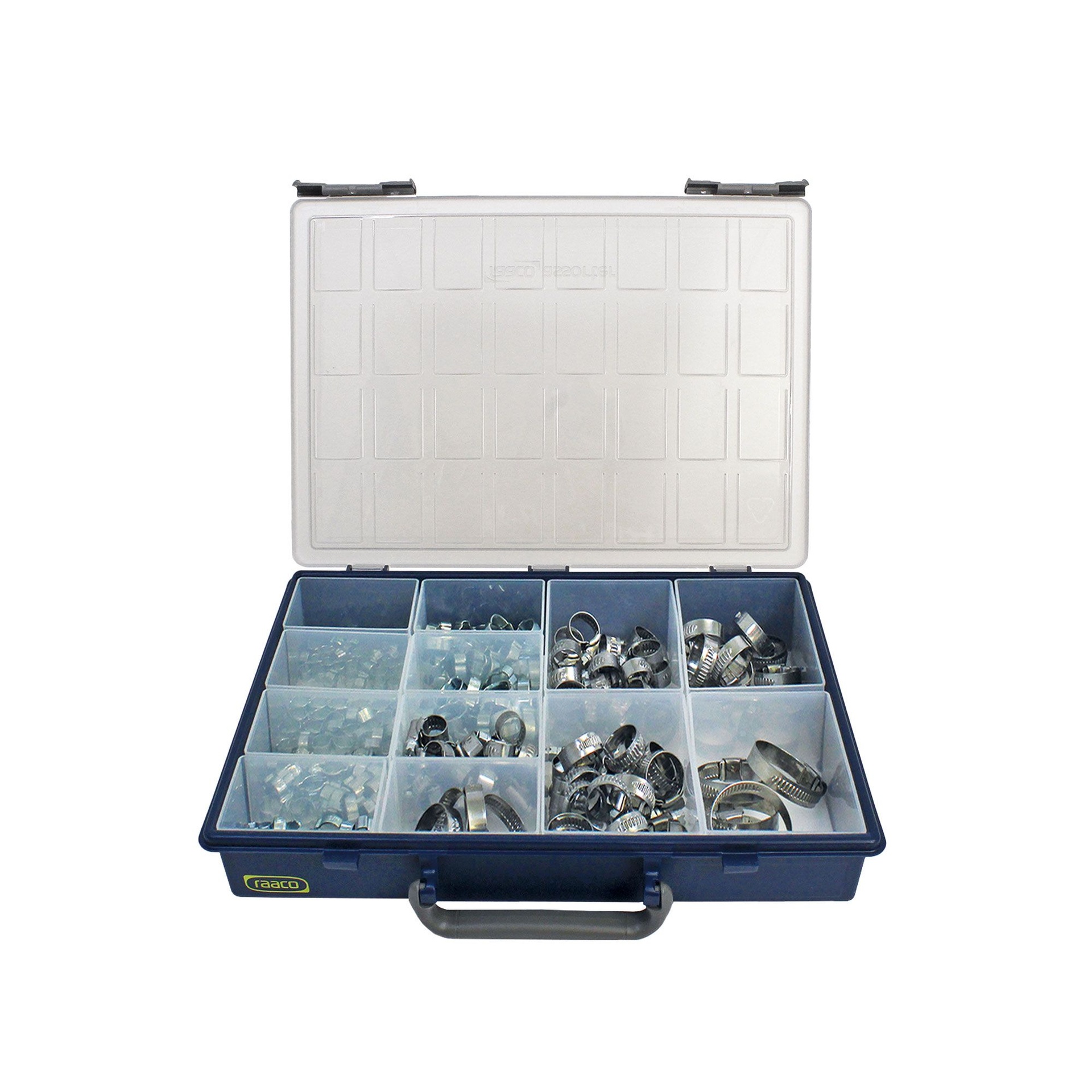 RIEGLER assortment box, hose clamps, reduced assortment