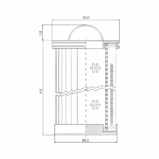 FILTREC hydraulic filter element WG446