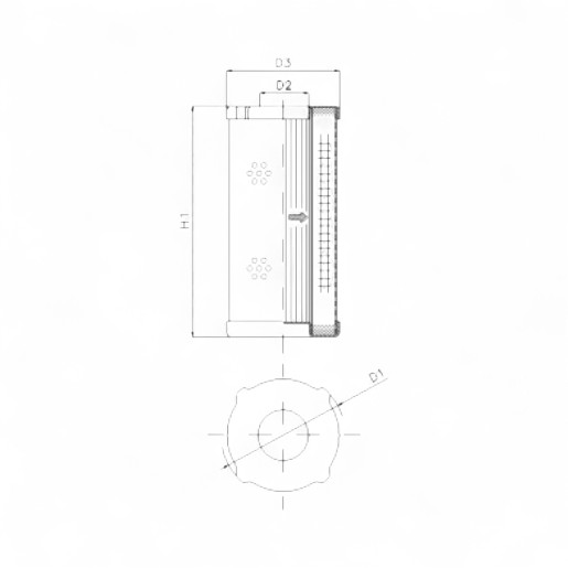 FILTREC hydraulic filter element WP794