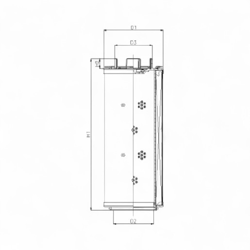 FILTREC replacement filter element for Hydac 02067837