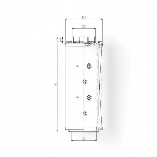 FILTREC Ersatzfilterelement für Hydac 1300R003ONKB