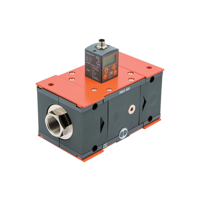 RIEGLER precision prop. pressure regulator REGTRONIC 400, G 1 1/4, display, IO-Link