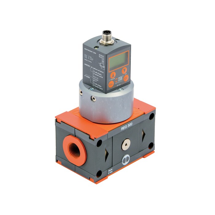 RIEGLER Präz.-Prop.-Druckregler REGTRONIC 300, G 1, Display, IO-Link
