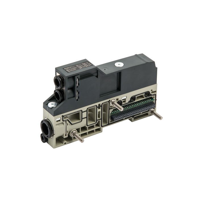 RIEGLER Zw.-Modul EB80, Ø8, Abl. 2x Ø8, Ansch. 1/3/5 getr., o. el. Einsp.