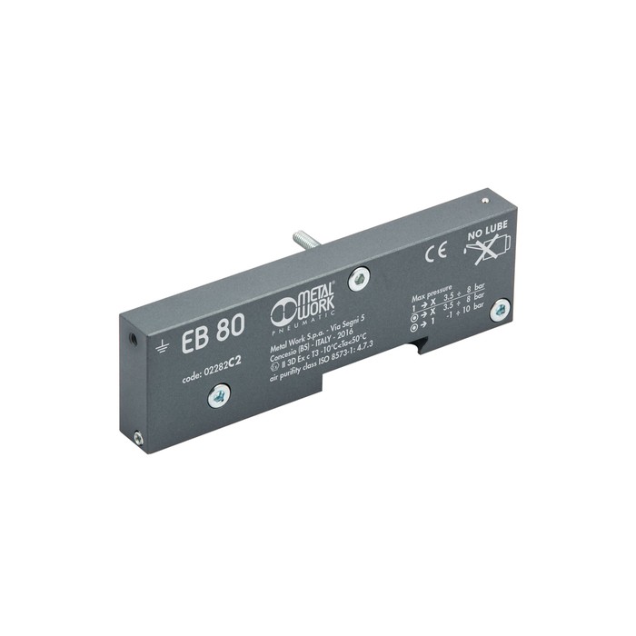 RIEGLER EB 80 end plate with fieldbus connection