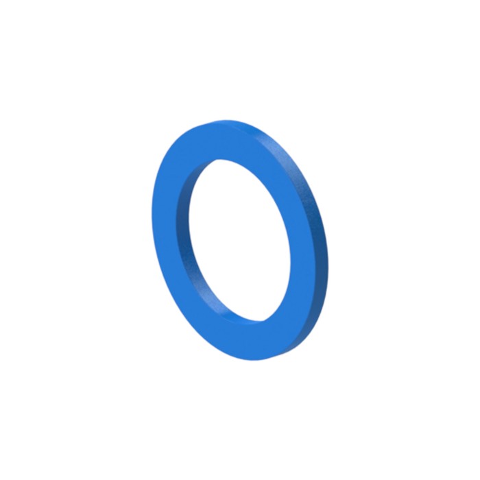 RIEGLER flat sealing ring, MS lead-free, EPDM blue, 48 x 36 x 2